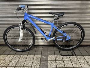 ほぼ新車☆【ANCHOR】 FR700　SPORT自転車（26型） 380mm　3x8s　ブルー