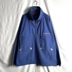 90s TOMMY JEANS ベルクロ ギミック ナイロン ジャケット XL