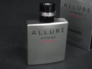 1円 ■美品■ CHANEL シャネル ALLURE HOMME SPORT アリュール オードトワレ 50ml 香水 フレグランス パフューム BI7293