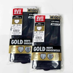 M ● ＢＶＤ ● ビキニブリーフ２枚set ネイビー 10%OFF