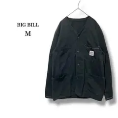 【BIG BILL】ビッグビル　ツイルワークジャケット　ワンポイント　Vネック