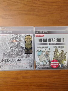 新品 未開封 PS3 METAL GEAR RISING REVENGEANCE SPECIAL EDITION、METAL GEAR SOLID HD EDITION ソフト２本セット