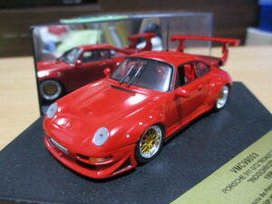 ビテス　　1/43　「　ポルシェ911　GT2　」　ロードカー　1998ｙ　INDISCHROTレッド　1222/3000台限定・送料 400円（レターパック発送）　