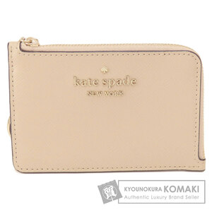 kate spade ケイトスペード ロゴ金具 コインケース PVC レディース 中古