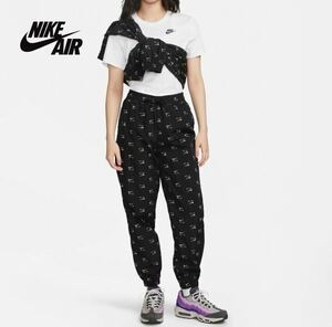 未使用　Sサイズ ナイキ NIKE レディースボトムス Nike Air ウィメンズ ミッドライズ ウーブン プリント パンツ ロングパンツ　レディース