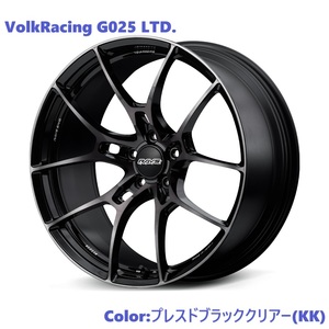 【納期要確認】Volk Racing G025 LTD. SIZE:9.5J-18 +45(F3) PCD:120-5H Color:KK CIVIC TYPE-R(FK8/FL5) 4本セット