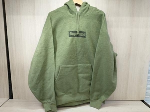 冬 Supreme シュプリーム パーカー Inside Out Box Logo Hooded Sweatshirt 現状品 XL ライトオリーブ