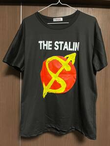 ザ　スターリン　Tシャツ　遠藤ミチロウ　THE STALIN　パンク天国　黒　ブラック　中村達也　Lサイズ　未使用