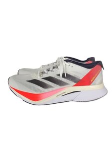 adidas◆Adizero Boston 12/ローカットスニーカー/26.5cm/ホワイト/IF9210