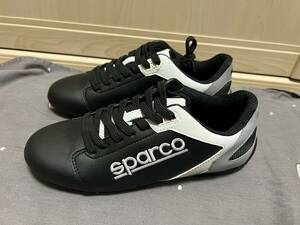 未使用 SPARCO スパルコ カートシューズ SL-17 ブラック/ホワイト/レッド　 レーシングシューズ 39サイズ (24.4-25.0cm)