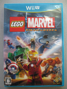 ★◆s 任天堂 Nintendo WiiU LEGO MARVEL マーベル スーパー・ヒーローズ ザ・ゲーム レゴブロック ハルク ヴィラン 美品 ソフト Wii U☆★