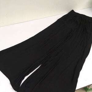 送料無料★ZARA ザラ★ワイドパンツ ガウチョパンツ★ブラック　黒★レディース　Mサイズ#60912syy