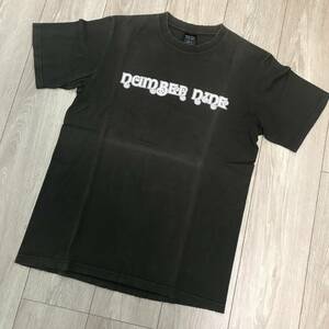 稀少 ナンバーナイン 05SS エミリー期 ダメージ加工 ロゴTシャツ NUMBER (N)INE NIGHT CRAWLER期 アーカイブ 宮下期 オリジナル