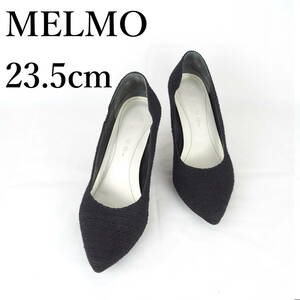 LK8908*MELMO*メルモ*レディースパンプス*23.5cm*黒