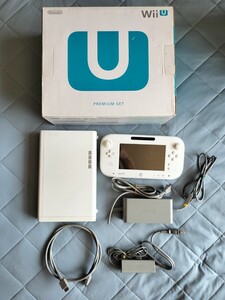 良品　WiiU 本体 プレミアムセット 32GB シロ 動作確認済 任天堂 状態良好 wii u 本体一式　純正HDMI　