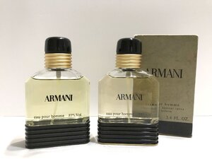 ■【YS-1】 香水 GIORGIO ARMANI ■ アルマーニ プールオム オードトワレ EDT 100ml ■ 2点セット まとめ 【同梱可能商品】■