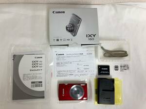 ★1円～ ほぼ未使用 Canon キャノン HD IXY 160 PC-2196 イクシィ ★箱,取説一式,充電器,バッテリー付き★ コンパクト デジタル カメラ