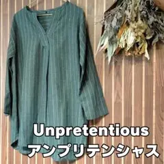 【Unpretentious (アンプリテンシャス)】 チュニックシャツ