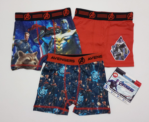 USA購入★★ アベンジャーズ ボクサーパンツ サイズ4 110 3枚 未使用品 ★★ Avengers Boxer Briefs Marvel