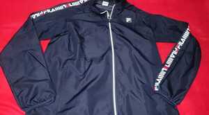 《新品》FILA 薄手ウインドジャケット 紺 O