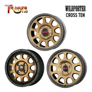 送料無料 トレジャーワン WILDPORTER CROSS TEN 4B-12 +42 4H-100 (12インチ) 4H100 4B+42【2本セット 新品】