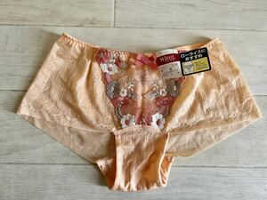 ワコール◆ショーツ　パンティ　Wing　オレンジ　花刺　M　未使用タグ付き