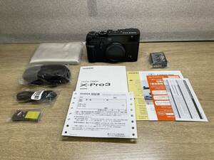 FUJIFILM X-Pro3 ボディ DRブラック 富士フイルム ミラーレス一眼 撮影枚数わずか８枚の美展示品/60