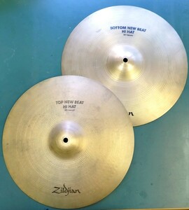 【中古】 A Zildjian New Beat Hi-Hat Vintage 80年代モデル 状態良好 Zildjian シンバル ハイハットシンバル トップボトムセット