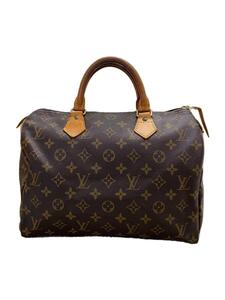 LOUIS VUITTON◆1)スピーディ30_モノグラム・キャンバス_BRW/PVC/BRW