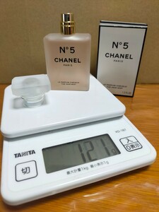 【爽やか】ほぼ満タン 120g(^^ゞ 35ml スプレー「CHANEL No5：シャネル ナンバーファイブ ヘアミスト」全体美 _/_/ 交渉OK、匿名OK！ _/_/