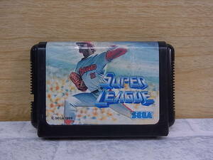 △E/417●セガ SEGA☆スーパーリーグ☆SUPER LEAGUE☆メガドライブ(MD)用カセット☆中古品