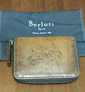 Berluti ベルルッティ PWAPA ワパ コンパクト財布 コインケース ミニ財布 小銭入れ　カード　名刺