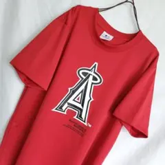 ロサンゼルス・エンゼルス Angels レッド 赤 野球 半袖 tシャツ