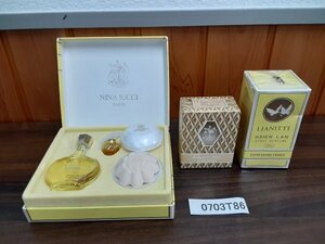 0703T86　NINA RICCI　香水　おまとめ3点（2点未開封品）　Capricci 　LIANITTI HSIEN LAN