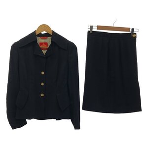 VIVIENNE WESTWOOD RED LABEL / ヴィヴィアンウエストウッドレッドレーベル | セットアップ 金ボタン ジャケット / スカート