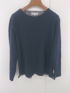 ◇ THE SHOP TK ザショップティーケー 長袖 カットソー サイズL ネイビー メンズ E