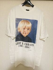 カートコバーン　幼少期　Tシャツ GIANT製 XL 新品未使用　ニルヴァーナ　nirvana