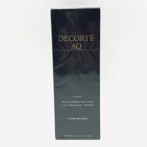 6386♭【未開封品】コスメデコルテ COSME DECORTE コスメデコルテ AQ ローション 200ml 化粧水 200mL【1129】