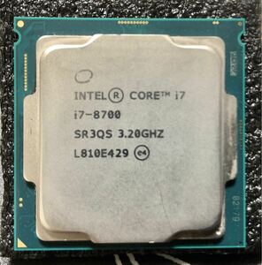 Core i7-8700 / 3.20GHz / 第8世代 / LGA1151 / Windows11対応