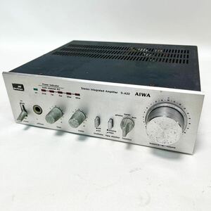 動作確認済　AIWA　アイワ　プリメインアンプ　ステレオアンプ　S-A22