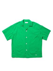 【新品 未使用】24ss COOTIE Finx Cotton Cordlane Open Collar S/S Shirt クーティー オープンカラー シャツ LARGE 定価27500円 GREEN