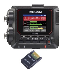 即決◆新品◆送料無料TASCAM FR-AV2 + AK-BT2 32ビットフロート対応 2ch ポータブル フィールドレコーダー/タイムコードジェネレーター