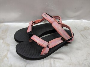 TEVA Original Universal テバ タイダイ柄ストラップサンダル サイズ：27cm カラー：ピンク/ブラック