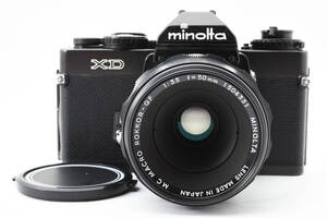 ★美品★ ミノルタ Minolta XD ブラック + MC MACRO ROKKOR QF 50mm F3.3 AA2453#229