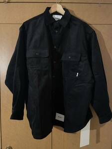 WTAPS 24FW WCPO SHIRTS BLACK Mサイズ