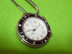珍品　デザイン　SCRIPT　提げ時計　ポケットタイプ