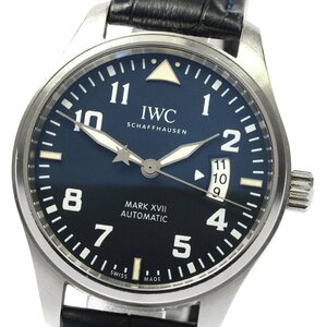 IWC IWC SCHAFFHAUSEN IW326506 パイロットウォッチ マークXVII プティ プランス 世界1000本限定 デイト 自動巻き メンズ _805571