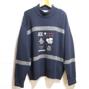 F14 □ Jean.charles de Castelbajac □ ジャンシャルルドカステルバジャック　ニット　黒系　中古　サイズ４８