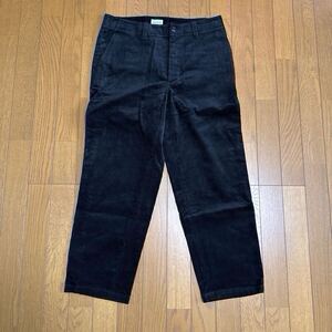 20AW DESCENDANT DC-6 CORDUROY TROUSERS サイズ2 M BLACK パンツ コーデュロイ ディセンダント ブラック 新品