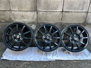 スズキ　アルトワークス　HA36S 純正ホイール15インチ5Jインセット45PCD100 4穴165/55R15 3本セット